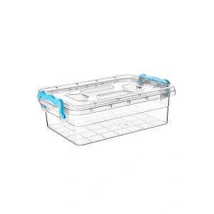 Saklama Kabı Plastik Şeffaf Kilitli Kapak 20 lt