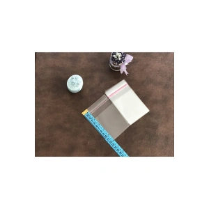 Şeffaf Bantlı Jelatin Poşet 7x12 1000 Adet