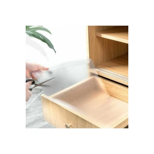 Şeffaf Kaydırmaz Raf Dolap Ve Çekmece Örtüsü 45 cm X 20 Metre