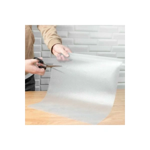 Şeffaf Kaydırmaz Raf Dolap Ve Çekmece Örtüsü 45 Cm X 3 Metre