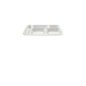 Termoset Kırılmaz 10’lu Tabldot Tabak 5 Gözlü