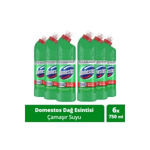 Yoğun Kıvamlı Çamaşır Suyu Dağ Esintisi Maksimum Hijyen 750 ml 6 Adet