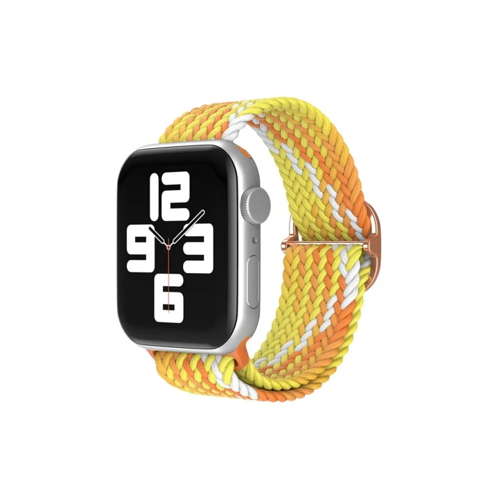 Apple Watch 38mm Star Kordon - Turuncu-Sarı