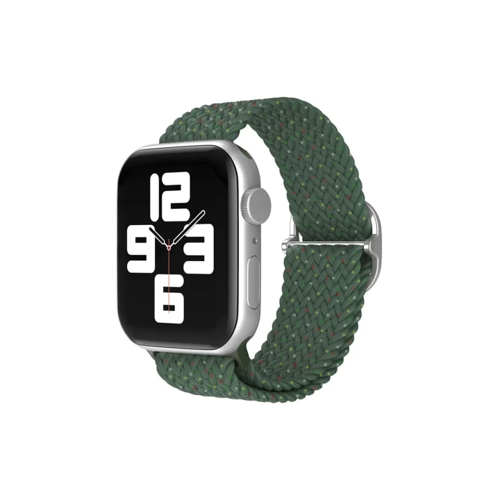 Apple Watch 42mm Star Kordon - Benekli Koyu Yeşil