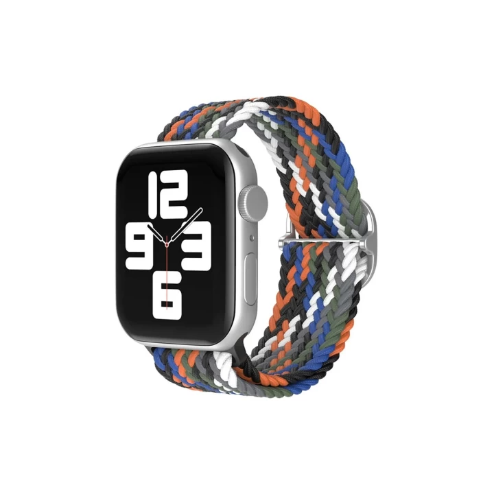 Apple Watch 42mm Star Kordon - Gri-Turuncu