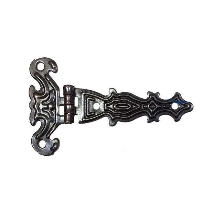 Dekoratif, Sac Tek Kuyruklu Menteşe - 40x68 mm, Küçük, Eskitme, 1 Adet