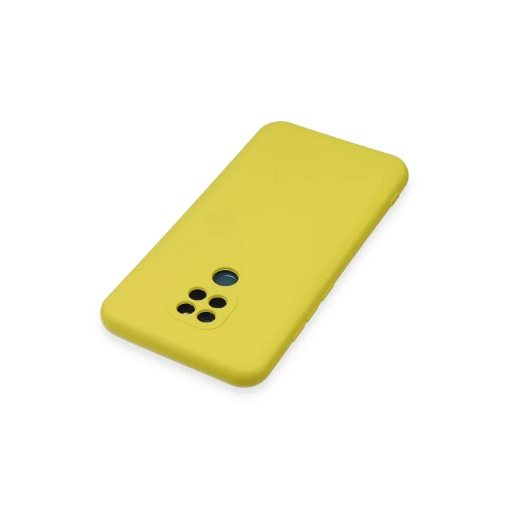 General Mobile GM 20 Kılıf Nano içi Kadife Silikon - Sarı
