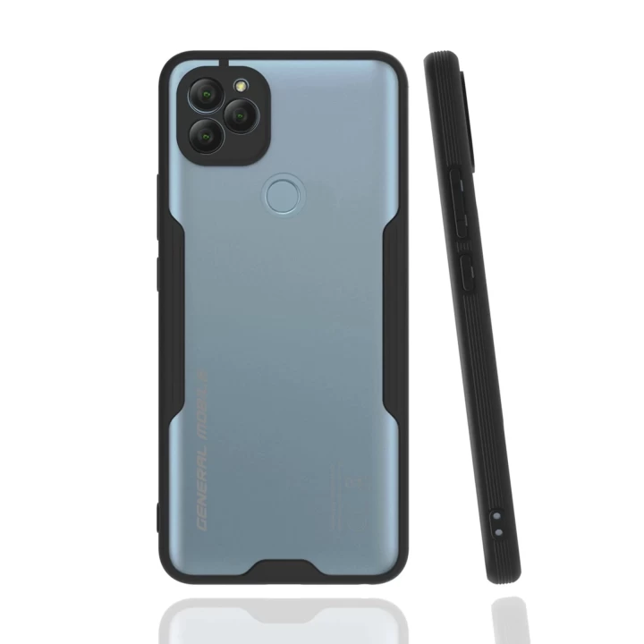General Mobile GM 22 Kılıf Platin Silikon - Siyah