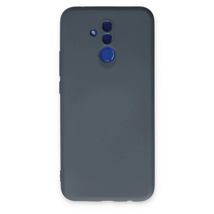 Huawei Mate 20 Lite Kılıf Nano içi Kadife Silikon - Gri