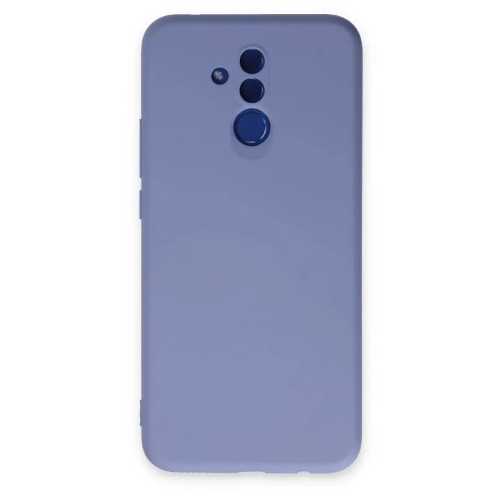 Huawei Mate 20 Lite Kılıf Nano içi Kadife Silikon - Lila