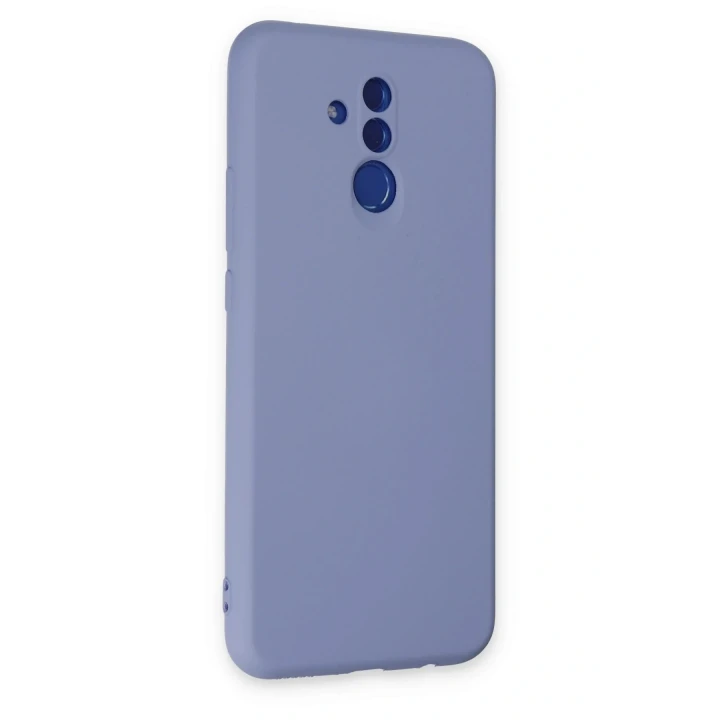Huawei Mate 20 Lite Kılıf Nano içi Kadife Silikon - Lila