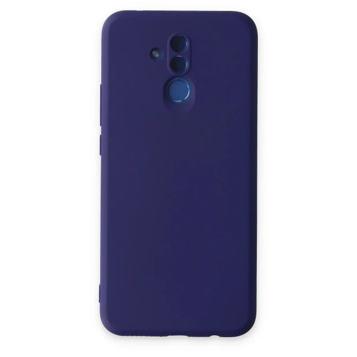 Huawei Mate 20 Lite Kılıf Nano içi Kadife Silikon - Mor