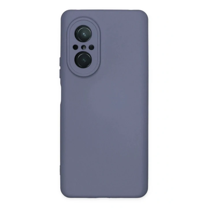 Huawei Nova 9 SE Kılıf Nano içi Kadife Silikon - Gri