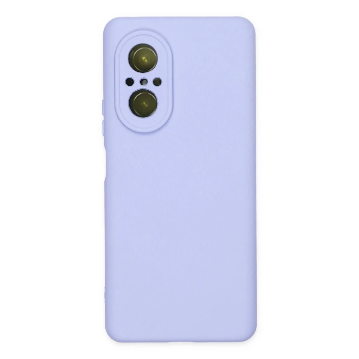 Huawei Nova 9 SE Kılıf Nano içi Kadife Silikon - Lila