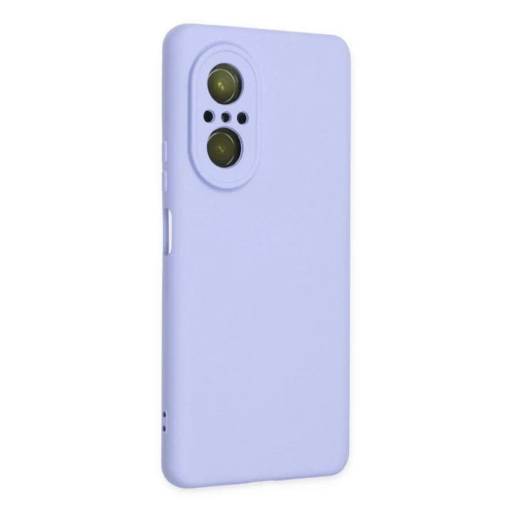 Huawei Nova 9 SE Kılıf Nano içi Kadife Silikon - Lila