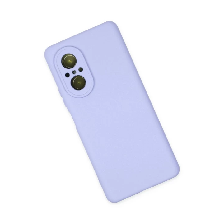 Huawei Nova 9 SE Kılıf Nano içi Kadife Silikon - Lila