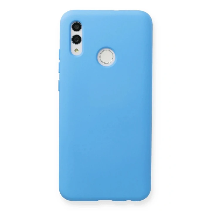 Huawei P Smart 2019 Kılıf Nano içi Kadife Silikon - Mavi