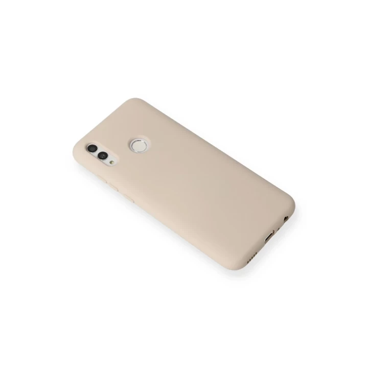 Huawei P Smart 2019 Kılıf Nano içi Kadife Silikon - Pudra
