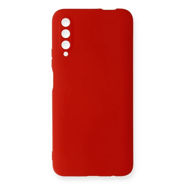 Huawei P Smart Pro / Y9S Kılıf First Silikon - Kırmızı