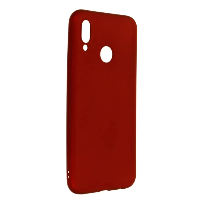 Huawei P20 Lite Kılıf First Silikon - Bordo