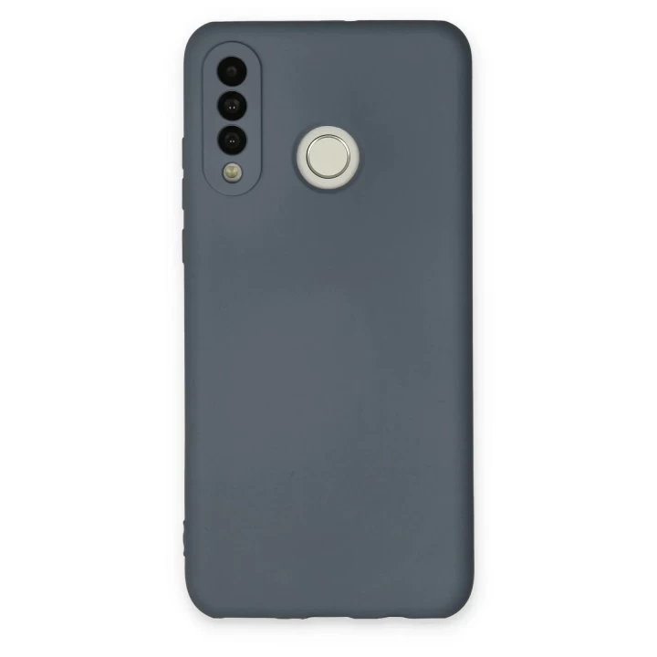 Huawei P30 Lite Kılıf Nano içi Kadife Silikon - Gri