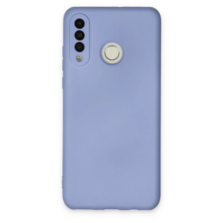Huawei P30 Lite Kılıf Nano içi Kadife Silikon - Lila