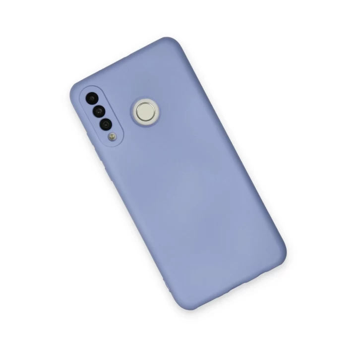 Huawei P30 Lite Kılıf Nano içi Kadife Silikon - Lila