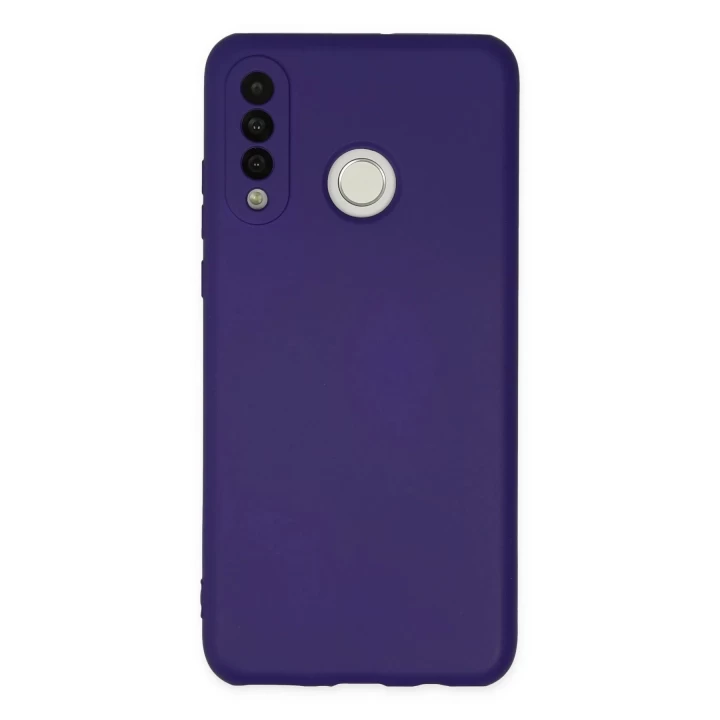 Huawei P30 Lite Kılıf Nano içi Kadife Silikon - Mor