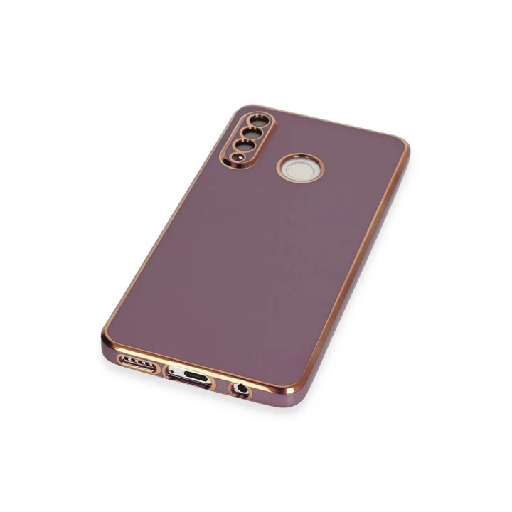 Huawei P30 Lite Kılıf Volet Silikon - Mor