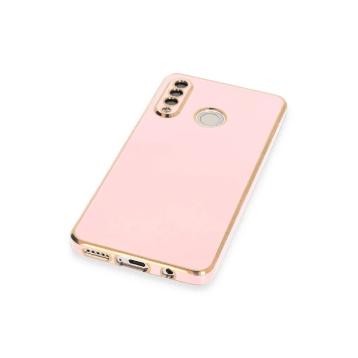 Huawei P30 Lite Kılıf Volet Silikon - Pembe