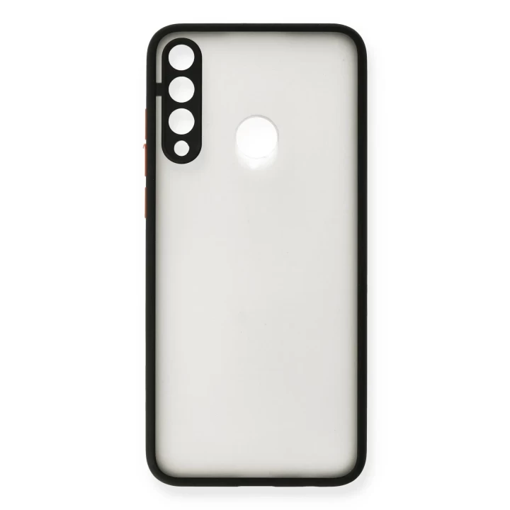 Huawei Y6P Kılıf Montreal Silikon Kapak - Siyah