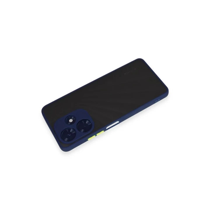 İnfinix Hot 30 4G Kılıf Montreal Silikon Kapak - Lacivert