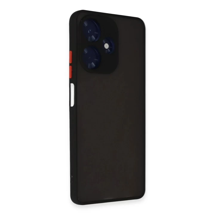 İnfinix Hot 30 4G Kılıf Montreal Silikon Kapak - Siyah
