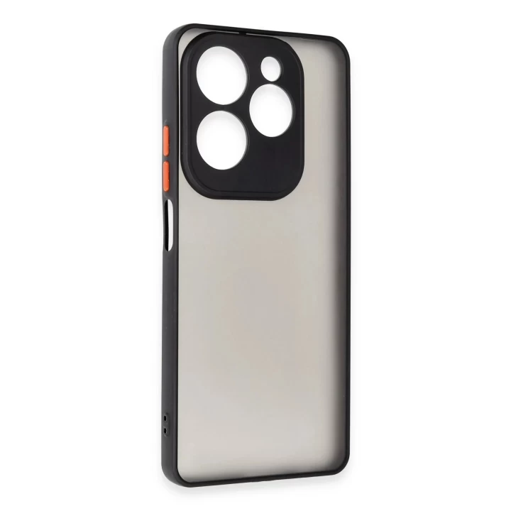 İnfinix Hot 40 Pro Kılıf Montreal Silikon Kapak - Siyah