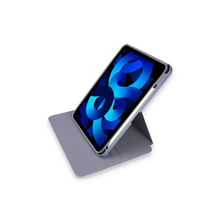 iPad 10.2 (7.nesil) Kılıf Starling 360 Kalemlikli Tablet Kılıf - Lila