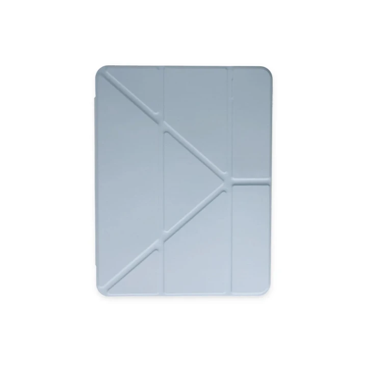 iPad 10.2 (8.nesil) Kılıf Kalemlikli Mars Tablet Kılıfı - Mavi