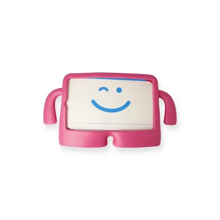 iPad 5 Air 9.7 Kılıf Karakter Tablet Silikon - Pembe