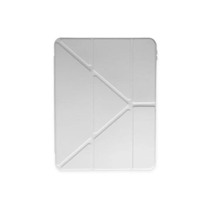 iPad 9.7 (2018) Kılıf Kalemlikli Mars Tablet Kılıfı - Gri