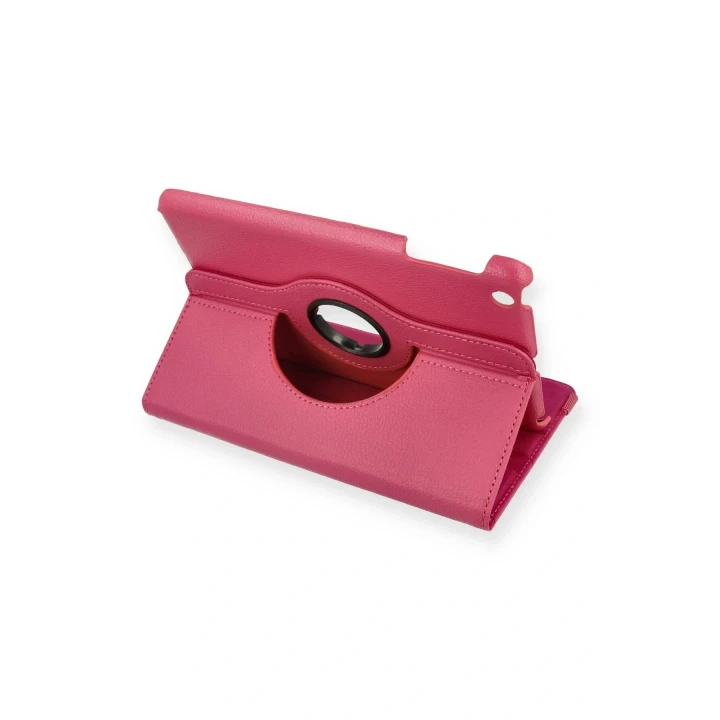 iPad Mini 1 Kılıf 360 Tablet Deri Kılıf - Pembe