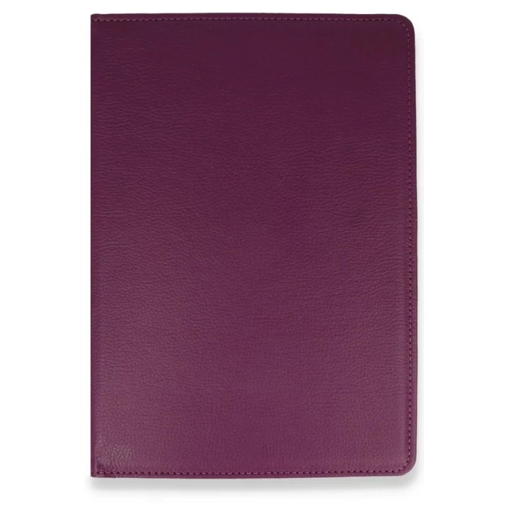 iPad Mini 4 Kılıf 360 Tablet Deri Kılıf - Mürdüm