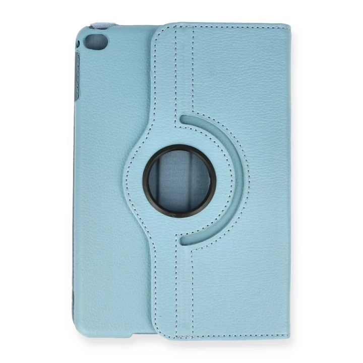 iPad Mini 4 Kılıf 360 Tablet Deri Kılıf - Turkuaz