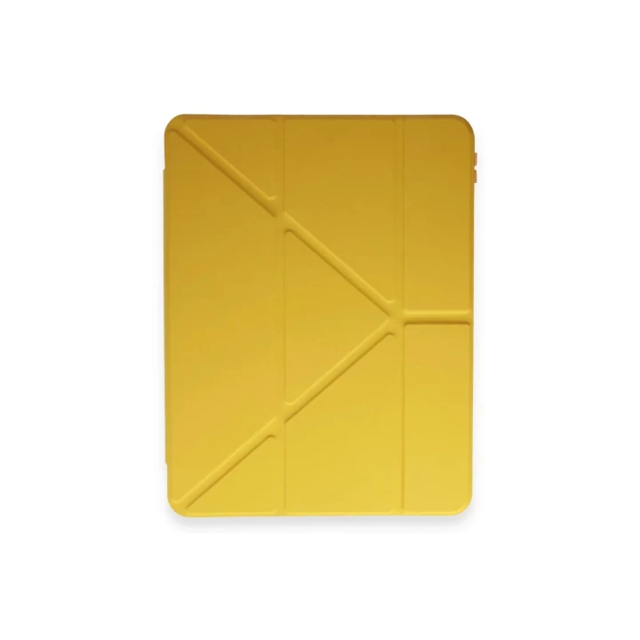 iPad Pro 11 (2018) Kılıf Kalemlikli Mars Tablet Kılıfı - Açık Sarı
