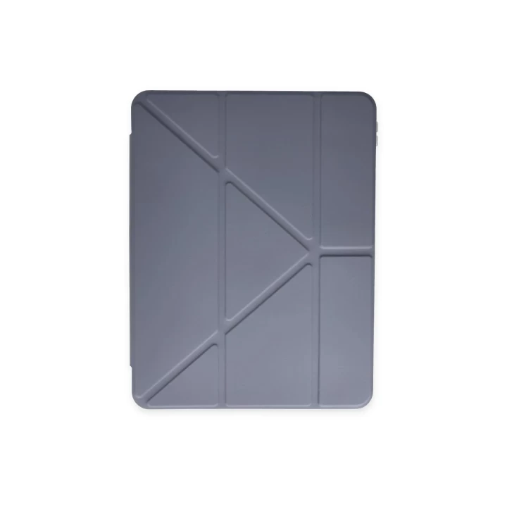 iPad Pro 12.9 (2021) Kılıf Kalemlikli Mars Tablet Kılıfı - Lila