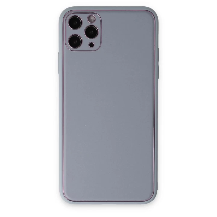 iPhone 11 Pro Kılıf Coco Deri Silikon Kapak - Turkuaz