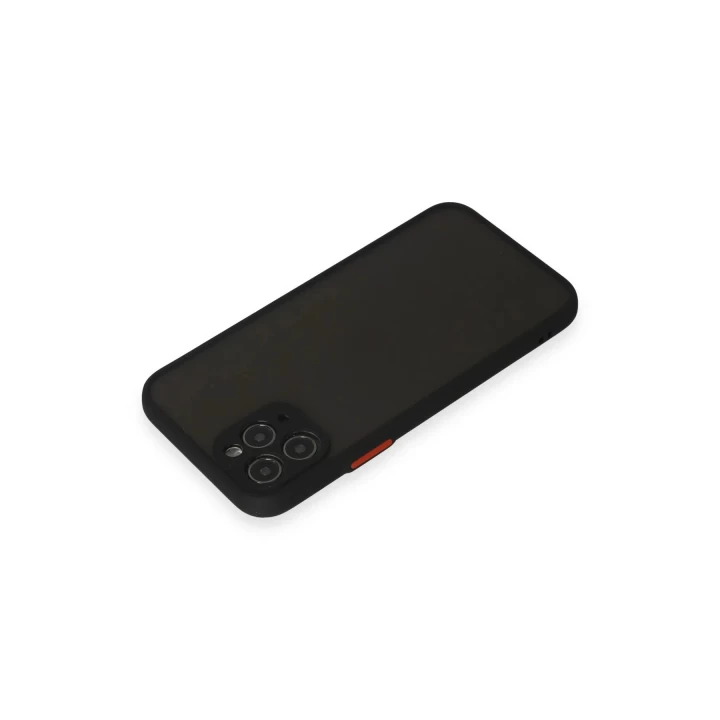 iPhone 11 Pro Kılıf Montreal Silikon Kapak - Siyah