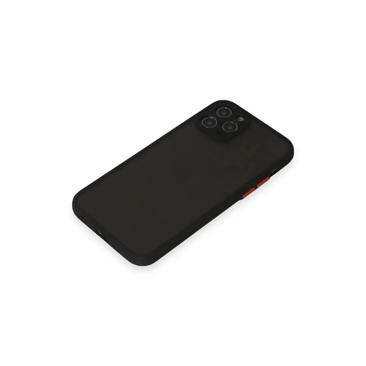 iPhone 11 Pro Kılıf Montreal Silikon Kapak - Siyah
