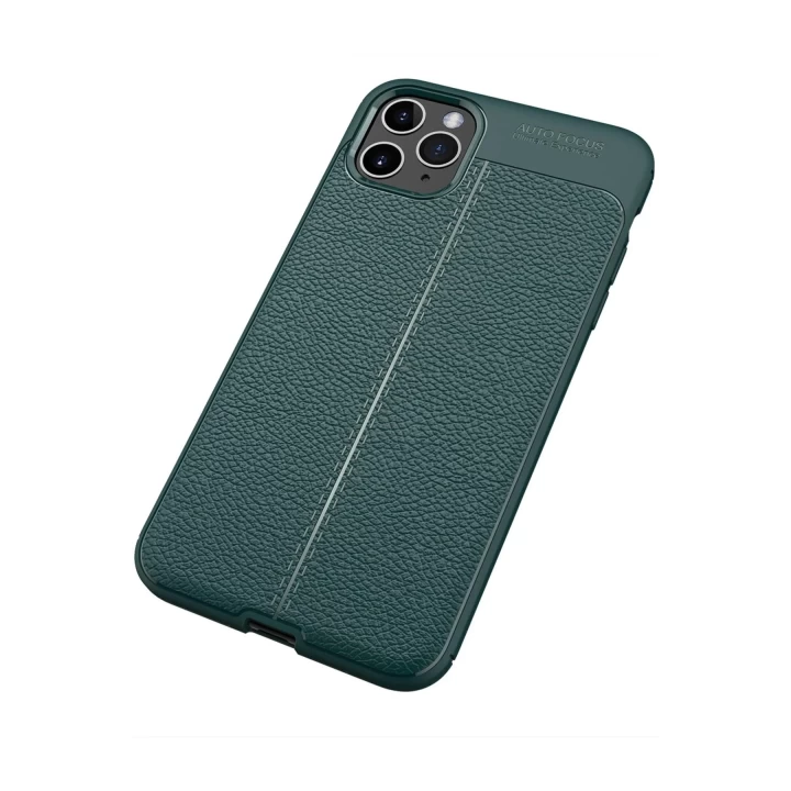 iPhone 11 Pro Max Kılıf Auto Focus Kapak - Yeşil