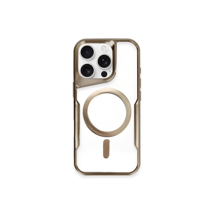 iPhone 11 Pro Max Kılıf Boyi Magsafe Silikon Kapak - Kahverengi