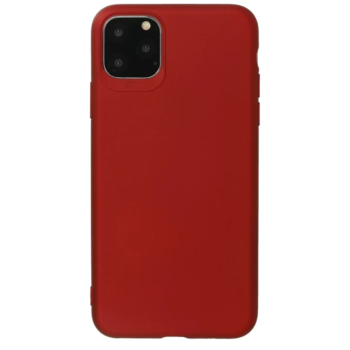 iPhone 11 Pro Max Kılıf First Silikon - Bordo