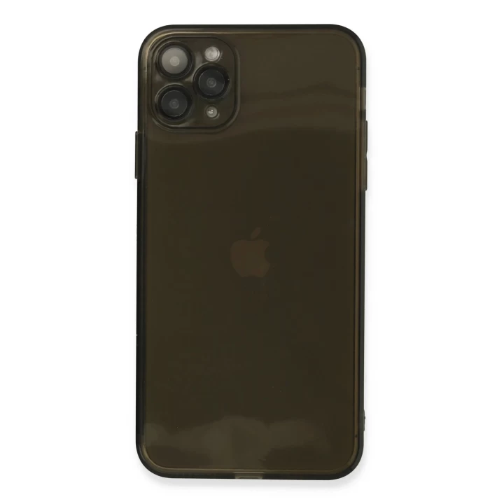iPhone 11 Pro Max Kılıf Fly Lens Silikon - Siyah